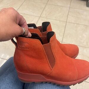 Sorel Women's Bold Orange Ankle Booties